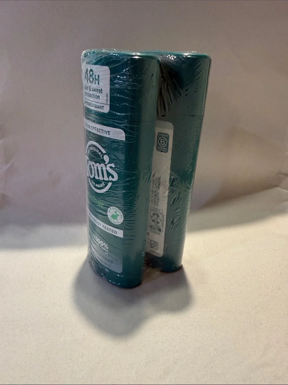 2 pack Tom’s of Maine antiperspirant